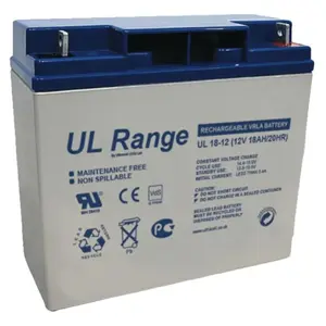 Batterie 12V 18Ah VLRA Plomb/AGM Ultracell gamme UL pas cher