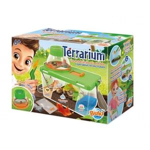 Terrarium pour enfant - Buki France - 21,3x9,8x15,2 cm - Loupe amovible x6 - Livret illustré - Mixte