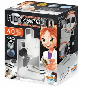 Buki - MR500 - Microscope binoculaire 3D pas cher