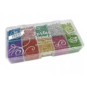 Comparateur de prix : Style Me Up Boite de perles de rocaille metalliques