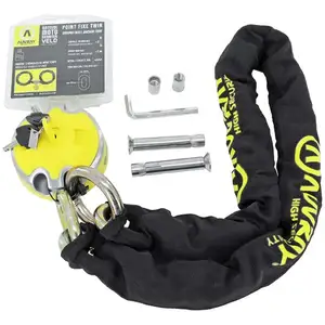 Comparateur de prix : Antivol chaÃ®ne Auvray Protect Ã12mm L:1,2m avec point d'ancrage