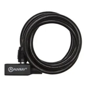 AUVRAY - Antivol Vélo Spirale ø8mm - Longueur 150 cm Avec Support
