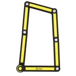 Comparateur de prix : Antivol Vélo Pliant City Lock AUVRAY - Support 85cm - Jaune/Noir