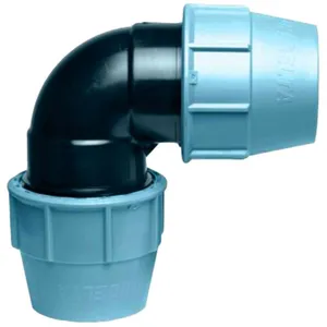 Coude à 90° à Compression Pn16 Pour Tuyau Pe D50Vendu parmanomano