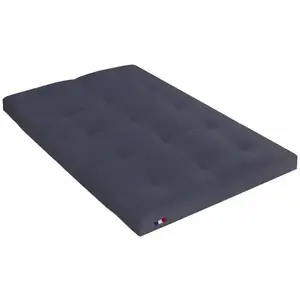 Matelas futon coeur en mousse à mémoire de forme, anthracite 160x200 pas cher