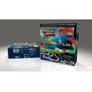 Best of TV Circuit lumineux Magic Tracks avec voiture lumineuse Rouge pas cher