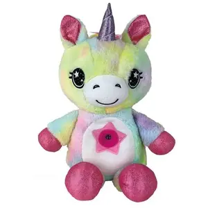 Comparateur de prix : MYBO TV Peluche Zoe, La Licorne Multicolore De Best Of Tv