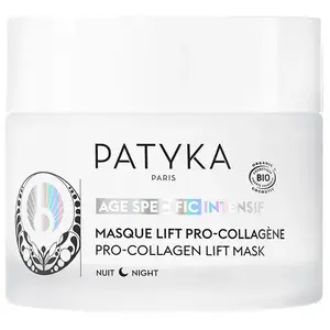 Comparateur de prix : Patyka Rides et Fermeté Masque Lift Pro-Collagène Nuit Bio 50ml