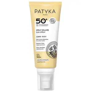 Comparateur de prix : Patyka Solaire Spray Corps SPF 50+ Bio 100ml