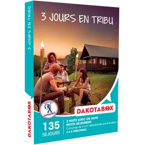 Coffret cadeau Dakotabox 3 Jours en tribuVendu parfnac