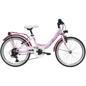 Vélo enfant VTC 20" Fille - 6 Vitesses - Dérailleur Shimano - Freins V...Vendu parcdiscount