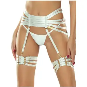 Provocative Porte-jarretelles harnais PR1847 argent pas cher