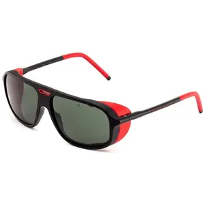 Lunettes de glacier Vuarnet Ice 1811 Noir Mat/Rouge Grey PolarVendu paramazon