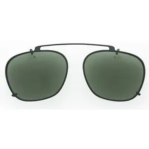 Lunettes de soleil avec clip - VUARNET - VD180400011121 - Noir - Vert - UV400 pas cher