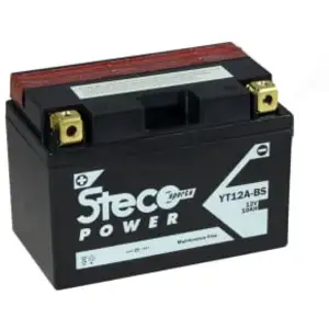 Batterie moto STECO YT12A-BS - Réf. YT12A-BS