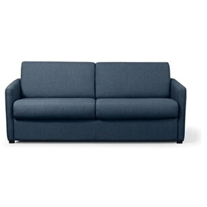LOUNGITUDE Canapé Convertible 3 places AGATHE en Tissu - Epaisseur 13c... pas cher
