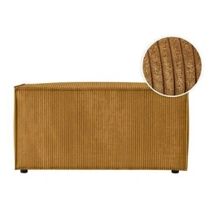 LOUNGITUDE CLARISSE - Pouf en velours côtelé - 90 x 50 x 41 cm - Usinestreet
