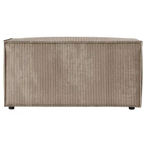 Comparateur de prix : LOUNGITUDE CLARISSE - Pouf en velours côtelé - 90 x 50 x 41 cm - Usinestreet
