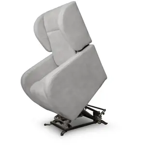 LOUNGITUDE Fauteuil de relaxation LISE électrique et releveur en tissu...Vendu parconforama