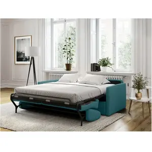 Loungitude Canapé Convertible Express 3 places AGATHE en Tissu - Matel... pas cher