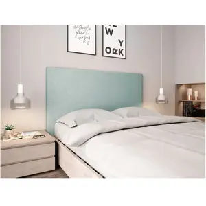 LOUNGITUDE Tête de lit lisse en tissu NUMA - 140 x 8 x 120 cm - Usinestreet