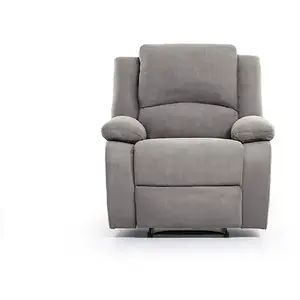 Comparateur de prix : LOUNGITUDE Usinestreet - relaxxo - Fauteuil Relaxation 1 place Microfibre Grise leo