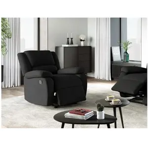 Comparateur de prix : Loungitude - relaxxo - Fauteuil Relaxation 1 place Microfibre Noire leo
