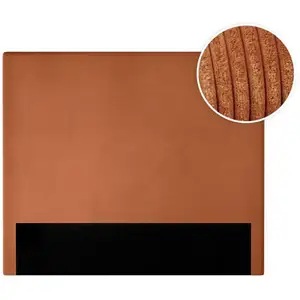 LOUNGITUDE Tête de lit NUMA en velours côtelé - Terracotta - Largeur 160 cm pas cher