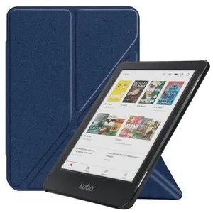 Etui IBROZ Origami Kobo Clara 2024 BleuVendu parboulanger
