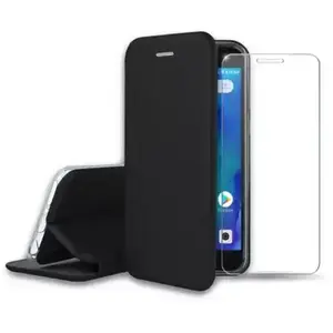 Pack IBROZ Xiaomi Redmi Go Etui cuir noirVendu parboulanger
