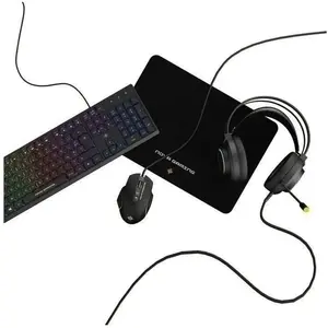 Comparateur de prix : Pack gaming 4 en 1 RGB - MOBILITY - Aquila - Clavier + Casque + Souris + Tapis