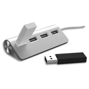 MOBILITY LAB Cylindre HUB 3.0 Aluminium 4 ports MAC / PC pas cher
