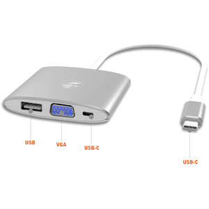 Dock 3 en 1 usb-c - vga+usb-c+ usb Mobility Lab ML307930 pas cher