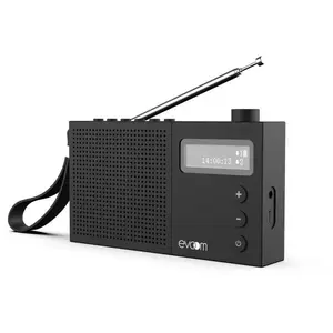 Radio réveil - evoom - egy - noir EVO3700527312200 pas cher