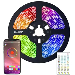 R-MUSIC Bande LED RGB coupable avec App 3M