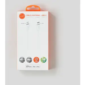 Mobility ML310213 - Câble Lightning - USB-C / 1M - Blanc
