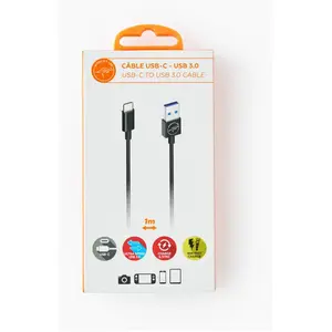 Mobility Lab Câble USB-C USB 3.0 noir pas cher