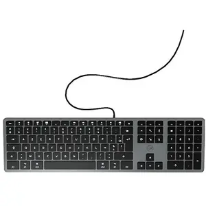Comparateur de prix : Clavier filaire Mobility Lab Design Touch Noir et Gris sidéral pour Mac