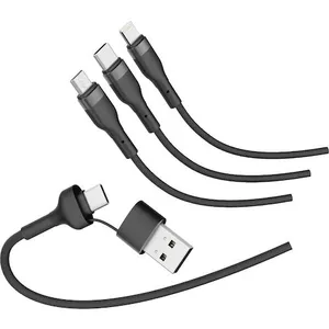 Comparateur de prix : Câble trio MOBILITY LAB 3 en 2 Lightning micro USB USBC 1m tres