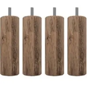 Fdl-mg Jeu de 4 pieds LOUNGE o : 65 mm - hauteur : 170 mm - vis de 8 m... pas cher