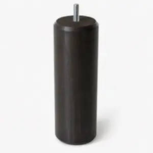 Fdl-mg Jeu de 4 pieds CYLINDRIQUE  o : 70 mm - hauteur : 150 mm - vis ...