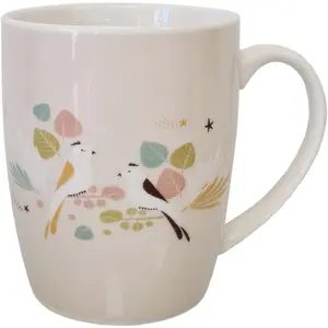 Comparateur de prix : Kiub Tasse Poétique Oiseaux 340 Ml - Bug Art - Porcelaine