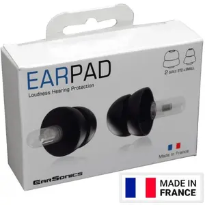 Ecouteurs intra auriculaires EARSONICS Earpad universel pas cher