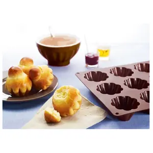 Flexi' Plaque silicone 12 petites brioches Mathon pas cher