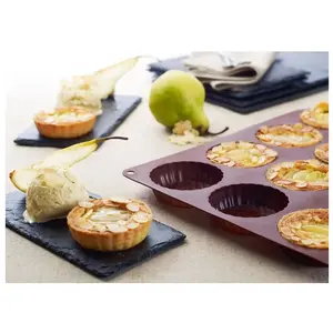 Flexi' plaque silicone 12 tartelettes Mathon pas cher