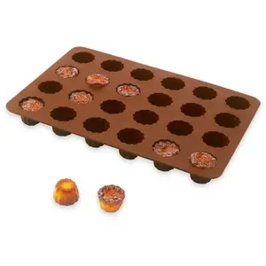 Flexi' Plaque silicone 24 mini-canelés Mathon pas cher