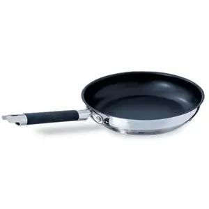 Poêle antiadhésive inox Rapid Cook 24 cm Mathon pas cher