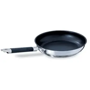 Poêle antiadhésive inox Rapid Cook 28 cm Mathon pas cher