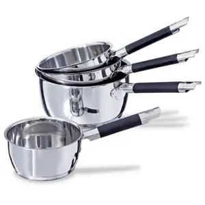 Set 4 casseroles inox Rapid Cook 14, 16, 18 et 20 cm MathonVendu parmathon
