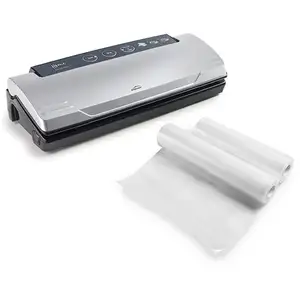 Lot appareil à emballer sous vide 35,5 cm et 2 rouleaux de sachets à découper Lacor pas cher